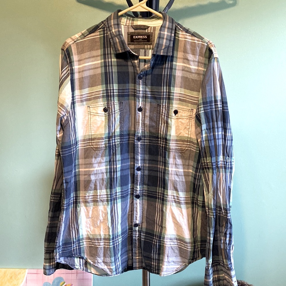 Women’s Express Large Button Down Shirt EUC